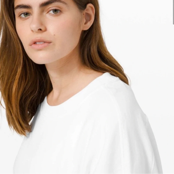 LULULEMON white perfectly oversized crew sweatshirt size 4 - Picture 2 of 9